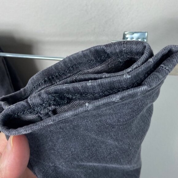 Zara Skinny Jeans Light Grey Size 4‎ Premium Denim Zip Fly Distressing Lyocell - Picture 13 of 13